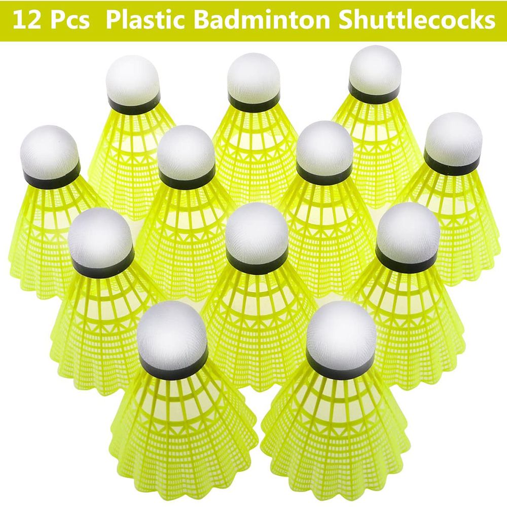 New Plastic Badminton Shuttlec - Feather Shuttlecock 评论和价格