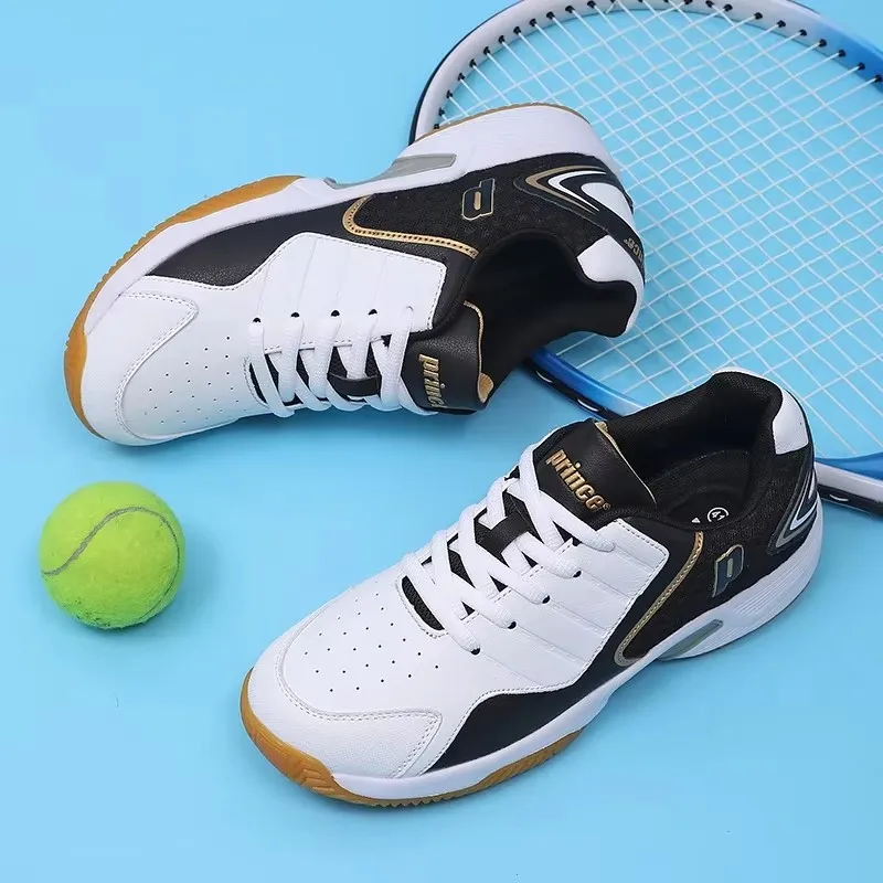 Professional Men Women Leather - Badminton Shoes 评论和价格
