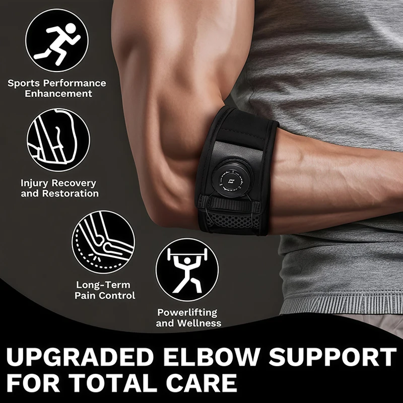 `Adjustable Knob Elbow Brace S - Badminton Materi 评论和价格