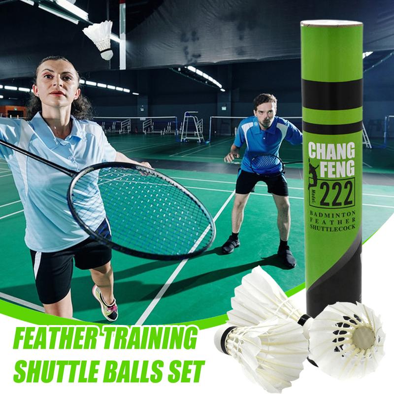 12PC Durable Badminton Shuttle - Feather Shuttlecock 评论和价格