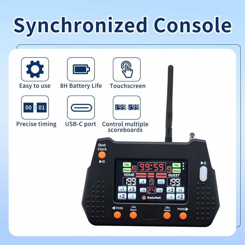 Portable Wireless Remote Conso - Scoreboard Digital 评论和价格