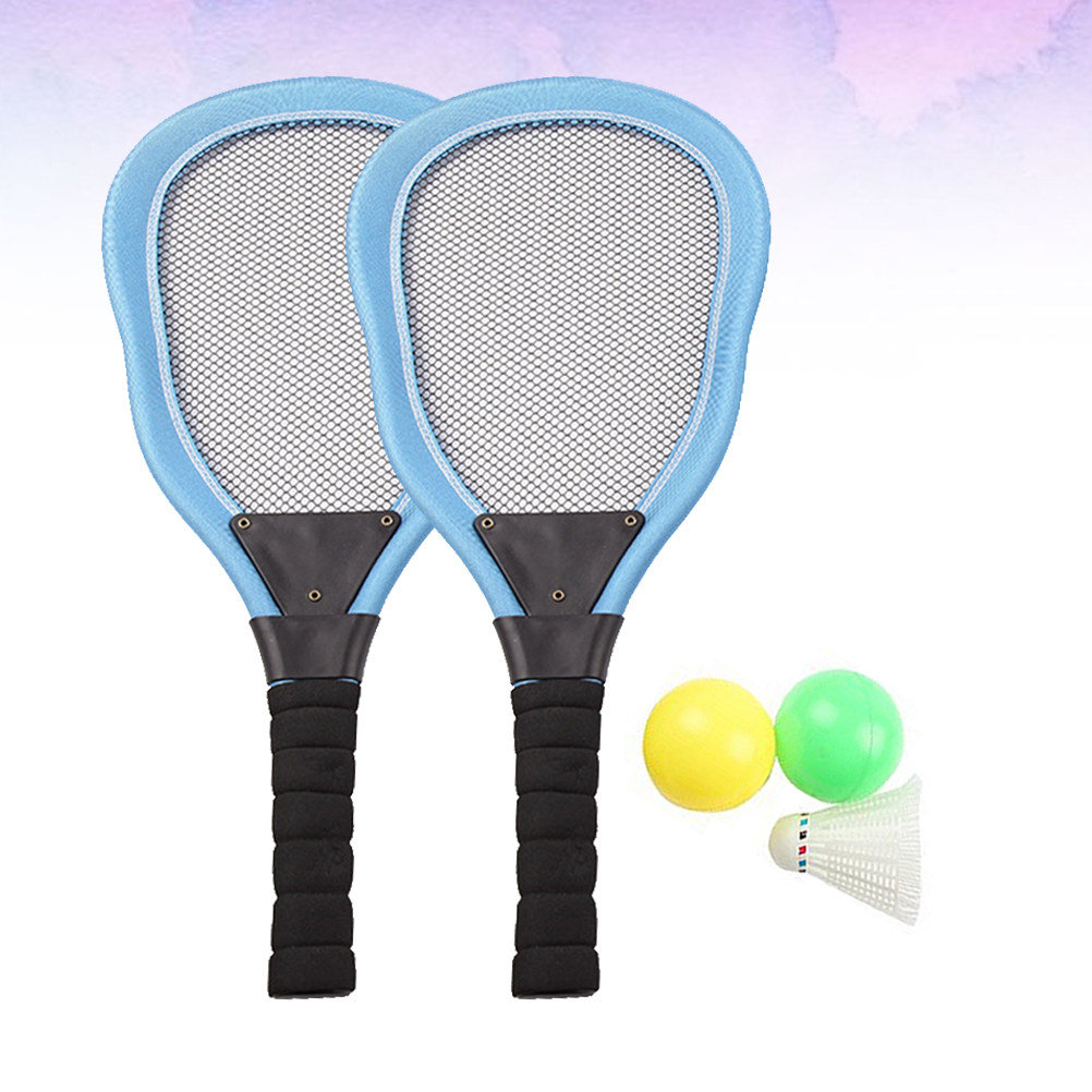 5Pcs Beach Racket Set for Kids - Badminton Racket 评论和价格