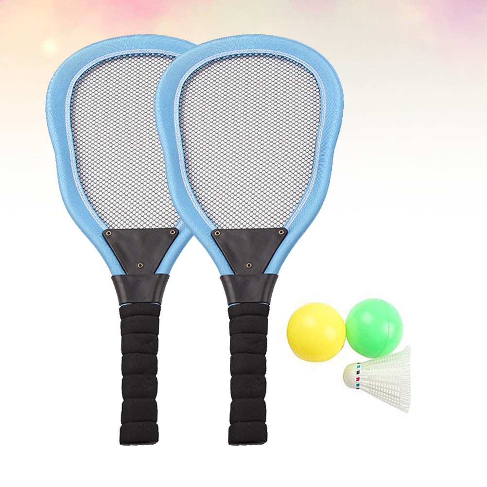 5Pcs Beach Racket Set for Kids - Badminton Racket 评论和价格