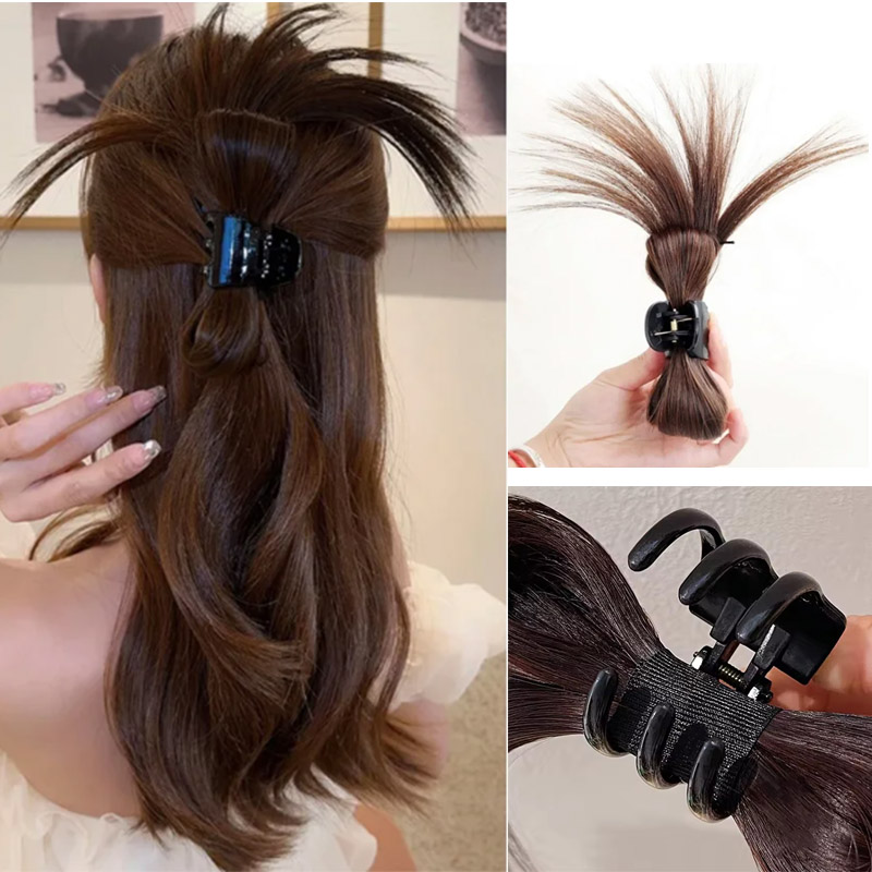 Synthetic  Women Half-tie Hair - Feather Shuttlecock 评论和价格
