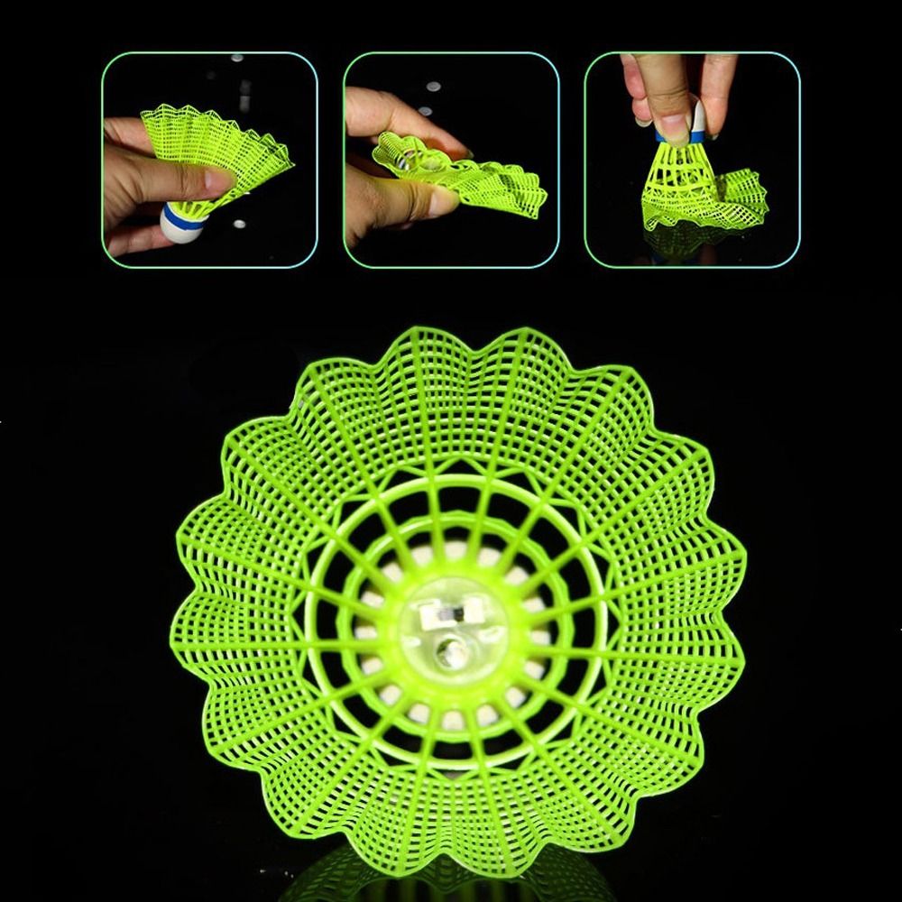 Light-up LED Badminton Glowing - Feather Shuttlecock 评论和价格